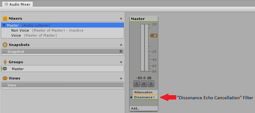 Audio Mixer With AEC Filter